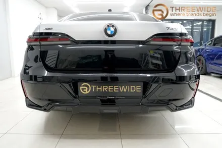 분당 BMW 740i, 일반적인 투톤 랩핑에 지친 분들을 위한 시공 (#듀오톤 #크롬죽이기 #크롬딜리트 #판교) / 성남시 수정구 시흥동