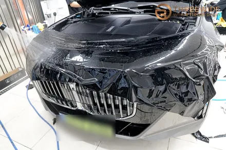 BMW i7 블랙 PPF, 투톤 랩핑을 망설이시는 고객님들 여기로! (#듀오톤 #분당 #판교) / 성남시 수정구 시흥동