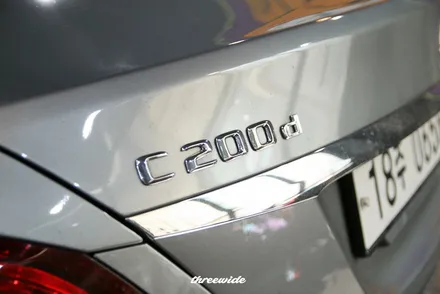 랩핑잘하는곳 쓰리와이드 벤츠 c클래스 루프스킨 작업기 / 성남시 수정구 시흥동