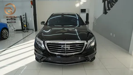 (분당 PPF) 벤츠 S65 AMG 유광 화이트 전체 랩핑 / 성남시 수정구 시흥동