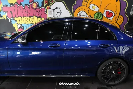벤츠 c63s amg [크롬없애기 랩핑] / 성남시 수정구 시흥동