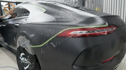 (분당 랩핑) 벤츠 AMG GT4 무광 PPF 시공 / 성남시 수정구 시흥동