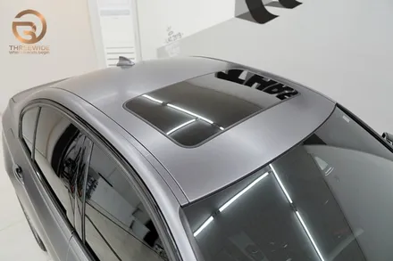 (분당 랩핑) BMW 3시리즈 사틴 그레이 메탈릭 랩핑 / 성남,판교,분당.강남