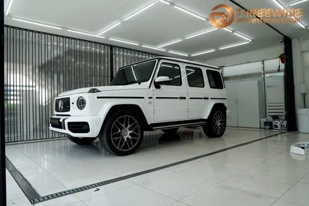 벤츠 지바겐 g63 amg 사틴 로즈골드 크롬 랩핑했어요 / 성남,판교,분당.강남