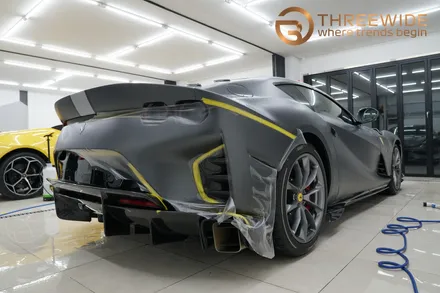 무광 페라리 812 컴페티지오네 PPF 전체랩핑 / 성남,판교,분당.강남