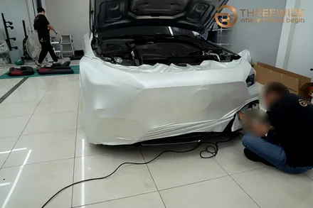 벤츠 GT63, 내 차를 완전히 다르게 만드는 방법!? (#전체랩핑 #사틴펄화이트 #3M #분당 #판교) / 성남시 수정구 시흥동