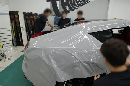 포르쉐 파나메라 GTS, 도색보단 전체 랩핑을 찾는 이유!? (#포르쉐 순정 크레용#분당 #판교) / 성남시 수정구 시흥동