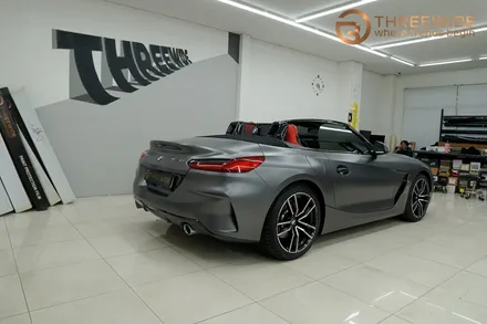 BMW Z4, BMW 매니아들이 즐겨 찾는 분당 랩핑 전문 센터! (#에이버리 #사틴다크그레이 #무광랩핑 #분당 #판교) / 성남시 수정구 시흥동