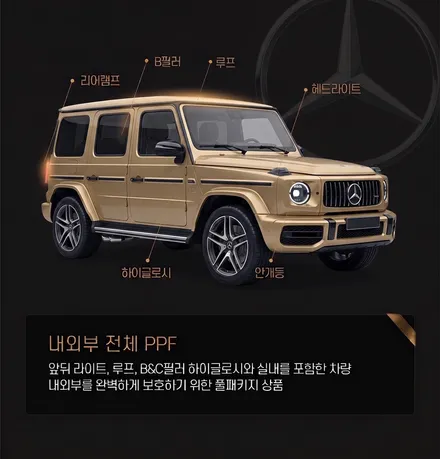 G450D 화이트 출고, 벤츠 지바겐 나이트패키지 PPF의 성지 방문! / 성남시 수정구 시흥동