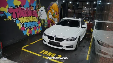 bmw 430i 쿠페 [사틴 블랙 전체랩핑] / 성남시 수정구 시흥동