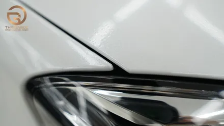 (분당 PPF) 벤츠 S63AMG S클래스 유광 화이트 다이아몬드 전체랩핑 / 성남시 수정구 시흥동