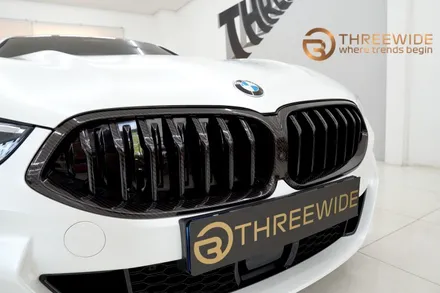 BMW 840D 그란쿠페 사틴 펄화이트 랩핑 / 성남,판교,분당.강남