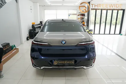 BMW 750e (i7 m70) 순정처럼 투톤랩핑 했어요 / 성남,판교,분당.강남