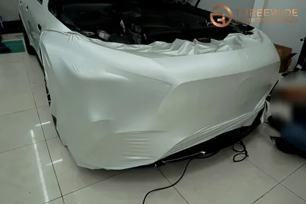 벤츠 GT63, 내 차를 완전히 다르게 만드는 방법!? (#전체랩핑 #사틴펄화이트 #3M #분당 #판교) / 성남시 수정구 시흥동