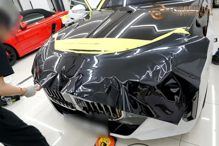 분당 BMW i7, 상단 투톤 고광택 투톤 랩핑 시공기 (#전체 #부분 #마이바흐룩 #판교 #코치라인) / 성남시 수정구 시흥동