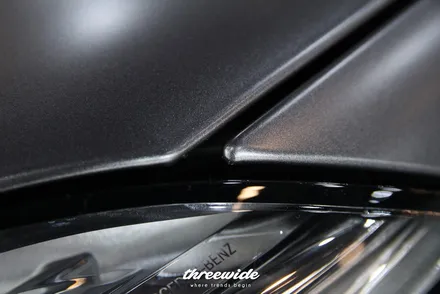 벤츠 CLS400 [사틴그레이 랩핑, 실내 카본랩핑] / 성남시 수정구 시흥동