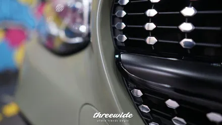 벤츠 SLC43AMG [사틴 카키 그린 전체랩핑] / 성남시 수정구 시흥동