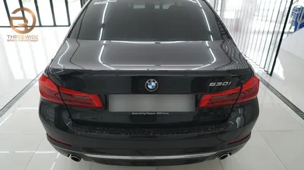 BMW 530i 에이버리 사틴 그라파이트 블루 랩핑 / 성남,판교,분당.강남