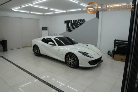 페라리 812 GTS 랩핑 전문점에서 커스텀 데칼 시공 / 성남,판교,분당.강남