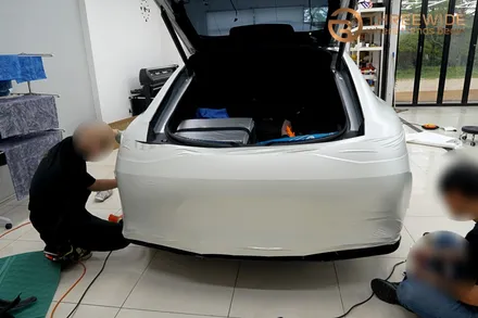 벤츠 GT63, 내 차를 완전히 다르게 만드는 방법!? (#전체랩핑 #사틴펄화이트 #3M #분당 #판교) / 성남시 수정구 시흥동