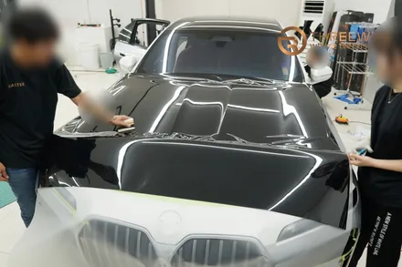 신형 BMW 7시리즈, 압도적인 포스를 느끼게 해줄 투톤 랩핑 시공! (#듀오톤랩핑 #크롬딜리트 #크롬죽이기 #코치라인 #분당 #판교) / 성남시 수정구 시흥동