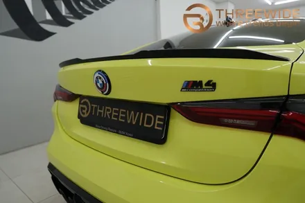 BMW M3 엘비옐로우로 순정 도색같이 랩핑했어요 / 성남,판교,분당.강남