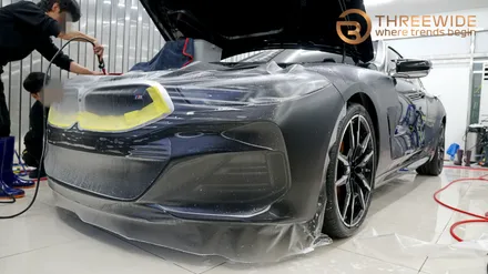 PPF 필름으로 무광 랩핑까지 한 번에? (#BMW #8시리즈 #무광PPF #윈드쉴드 #라이트필름 #분당판교)