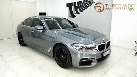 BMW 5시리즈, 무광 컬러는 랩핑으로 해야 하는 이유! (#사틴블랙 #전체랩핑 #분당랩핑 #판교랩핑) / 성남,판교,분당.강남