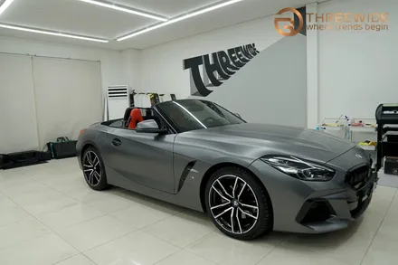 BMW Z4, BMW 매니아들이 즐겨 찾는 분당 랩핑 전문 센터! (#에이버리 #사틴다크그레이 #무광랩핑 #분당 #판교) / 성남시 수정구 시흥동