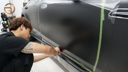(분당 랩핑) 벤츠 AMG GT4 무광 PPF 시공 / 성남시 수정구 시흥동