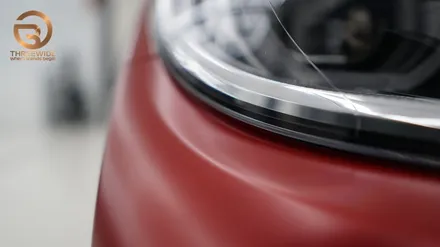 (분당 PPF) BMW 730D 사틴 뱀파이어 레드 랩핑 / 성남시 수정구 시흥동