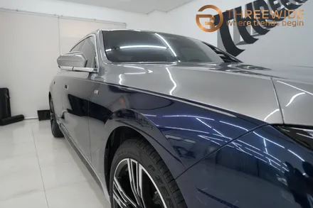 BMW 750e (i7 m70) 순정처럼 투톤랩핑 했어요 / 성남,판교,분당.강남