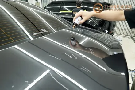 분당 보험 처리, 광택 & 유리막 코팅부터 PPF까지 한 번에!(#BMW #i7 #사고처리) / 성남,판교,분당.강남