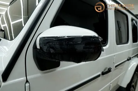 벤츠 G63 AMG, 화이트 컬러에게 가장 필요한 패키지 (#나이트패키지 #라이트필름 #크롬죽이기 #분당랩핑 #판교랩핑) / 성남시 수정구 시흥동