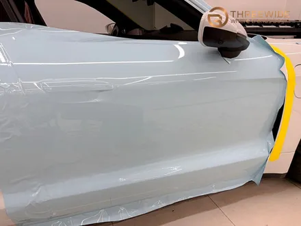 포르쉐 타이칸 4S, 여름과 같은 청량한 컬러! 스카이 민트 하이글로시 전체 랩핑 (#국내1대 #분당 #판교) / 성남시 수정구 시흥동