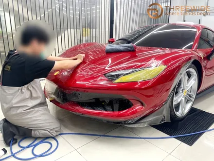페라리 296 GTS, 다채로운 비주얼을 위한 카본 & 블랙 PPF 시공기 (#외부PPF #내부PPF #카본PPF #블랙PPF #실내가죽코팅 #분당 #판교) / 성남시 수정구 시흥동