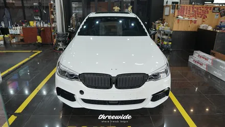 BMW 520D [사틴 블랙 전체랩핑] / 성남시 수정구 시흥동