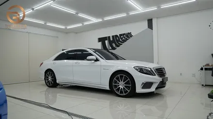 (분당 PPF) 벤츠 S65 AMG 유광 화이트 전체 랩핑 / 성남시 수정구 시흥동