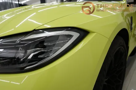 BMW M3 엘비옐로우로 순정 도색같이 랩핑했어요 / 성남,판교,분당.강남