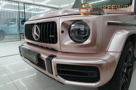 벤츠 지바겐 g63 amg 사틴 로즈골드 크롬 랩핑했어요 / 성남,판교,분당.강남