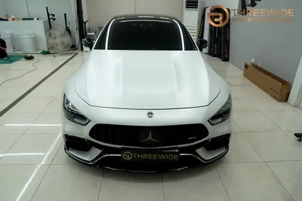 벤츠 GT63, 내 차를 완전히 다르게 만드는 방법!? (#전체랩핑 #사틴펄화이트 #3M #분당 #판교) / 성남시 수정구 시흥동