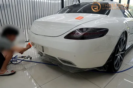 분당 벤츠 SLS, 오래된 PPF 황변이 생겼다면 이런 방법으로!? (#벤츠 #SLS #AMG #PPF제거 #광택 #분당 #판교) / 성남시 수정구 시흥동