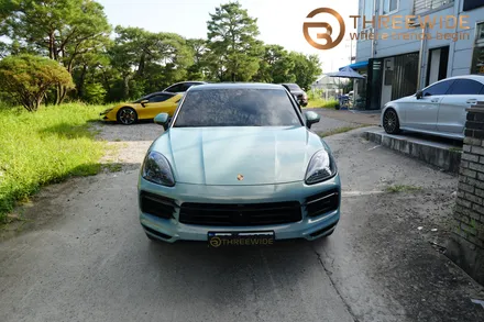 포르쉐 카이엔쿠페 이노즈텍 어반밤부 전체랩핑 / 성남,판교,분당.강남