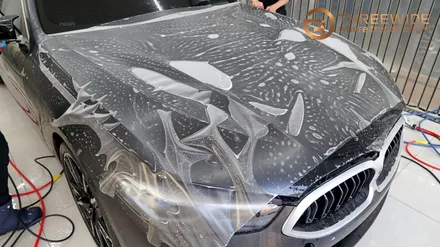 PPF 필름으로 무광 랩핑까지 한 번에? (#BMW #8시리즈 #무광PPF #윈드쉴드 #라이트필름 #분당판교)