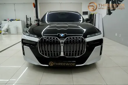 분당 BMW i7, 상단 투톤 고광택 투톤 랩핑 시공기 (#전체 #부분 #마이바흐룩 #판교 #코치라인) / 성남시 수정구 시흥동