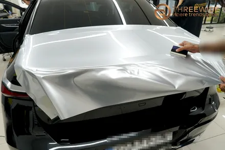 분당 BMW 740i, 일반적인 투톤 랩핑에 지친 분들을 위한 시공 (#듀오톤 #크롬죽이기 #크롬딜리트 #판교) / 성남시 수정구 시흥동