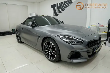 BMW Z4, BMW 매니아들이 즐겨 찾는 분당 랩핑 전문 센터! (#에이버리 #사틴다크그레이 #무광랩핑 #분당 #판교) / 성남시 수정구 시흥동