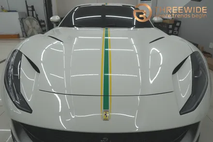 페라리 812 GTS 랩핑 전문점에서 커스텀 데칼 시공 / 성남,판교,분당.강남