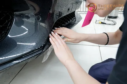 벤츠 분당 사고 처리, 부분 PPF 재시공 가능할까? (#AMGGT #프론트PPF #사고처리 #보험처리 #판교) / 성남시 수정구 시흥동