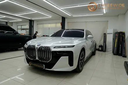 BMW i7(740) 투톤 랩핑, 은은한 순정 느낌 그대로 (#듀오톤 #메탈릭실버 #분당 #판교) / 성남시 수정구 시흥동